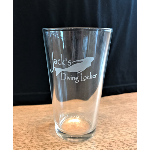 JDL Logo Beer Pub Glass